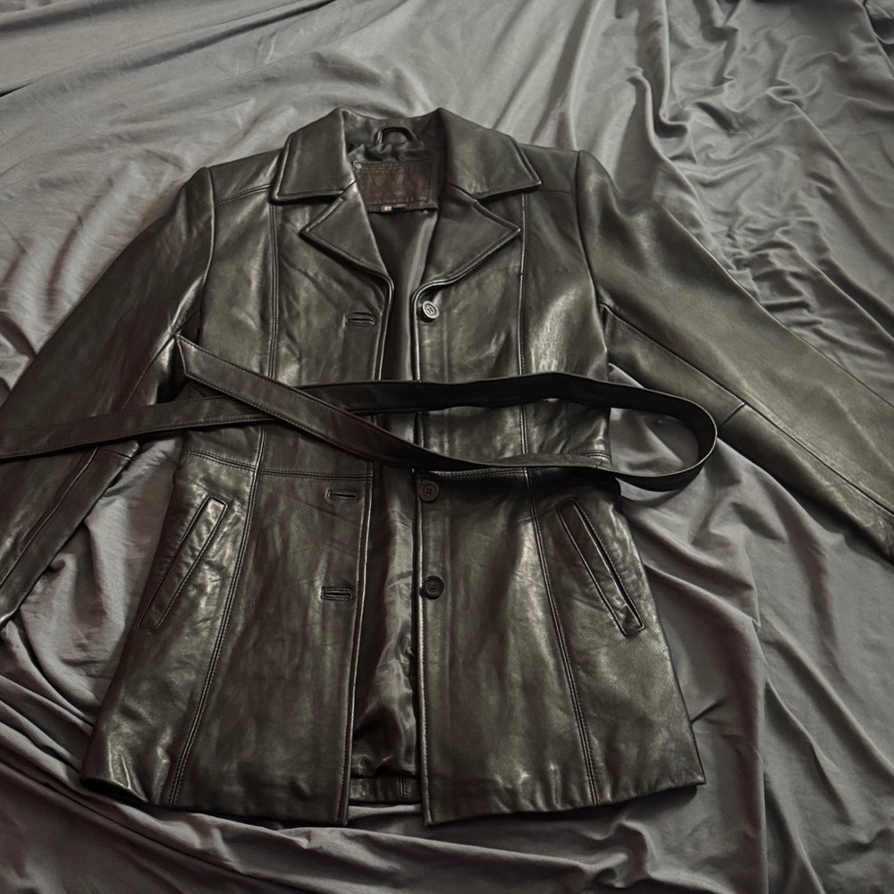 Vintage Dona Michi authentic leather jacket